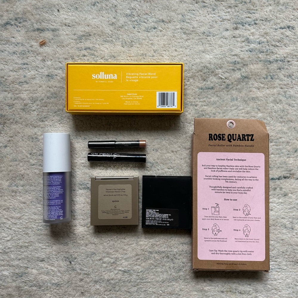 MAKEUP LOT MAC Stila HiSmile PUR NudeStix Solluna Facial Roller. - Picture 2 of 5